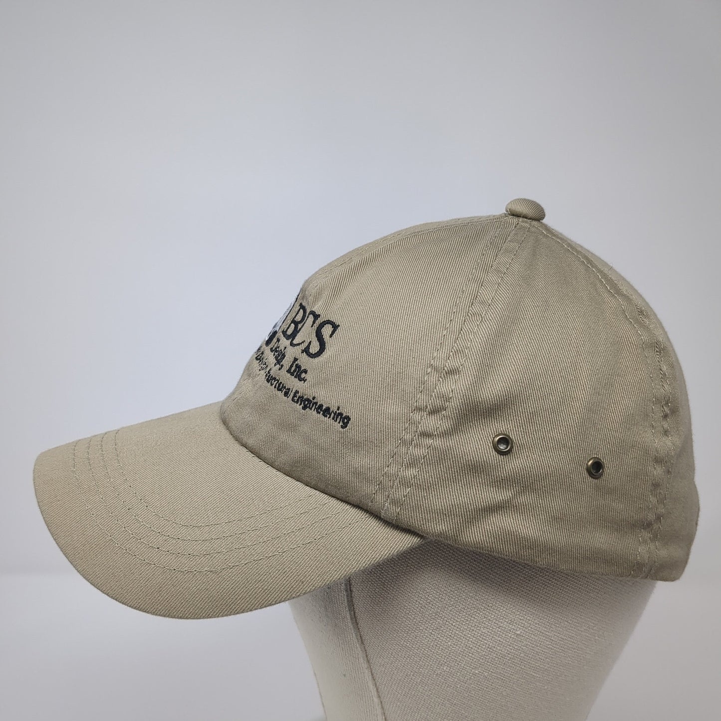 BCS Design Inc. Slideback Hat Brown One Size Adjustable Embroidered