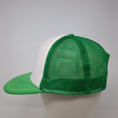 Girl Scouts Of Southern Illinois Snapback Trucker Hat Green OS Adjustable Mesh