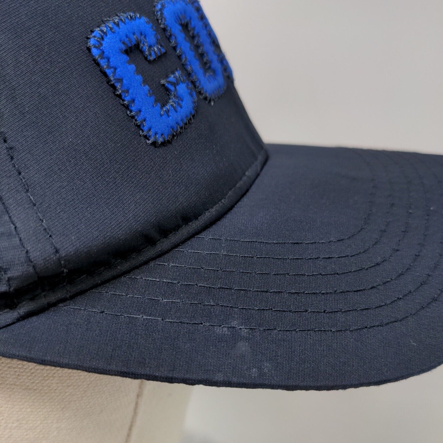 Costa Strapback Hat Blue One Size Adjustable Vent Holes 6 Panel