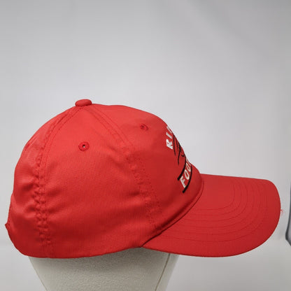 Ripon Football Strapback Hat Red One Size Adjustable Sport-Tek 6 Panel