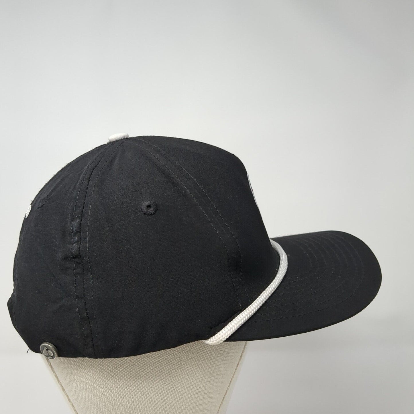 Freedom Youth Foundation Snapback Rope Hat Black One Size Embroidered