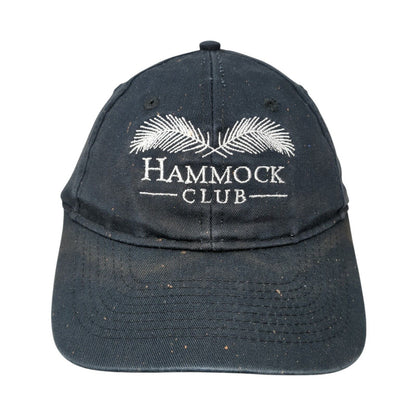 Hammock Club Strapback Baseball Cap Blue One Size Adjustable Port & Company