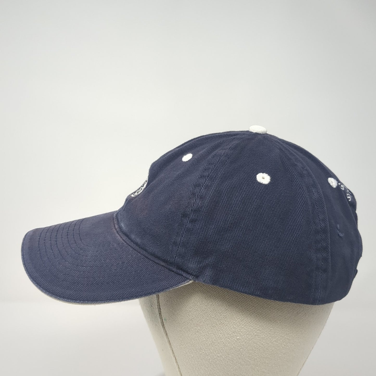GE Supply Baseball Cap Blue One Size Adjustable Embroidered 6 Panel Otto
