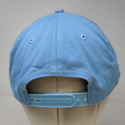 City Image 5 Panel Blue One Size Skyline Pink Underbrim Side Patch Snapback Hat