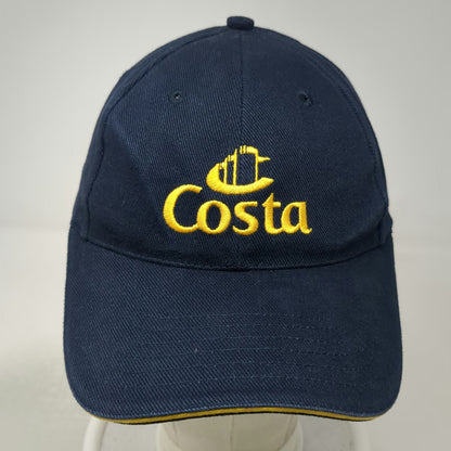 ProSport Costa Cruises Baseball Cap Blue Yellow One Size Embroidered Logo Hat