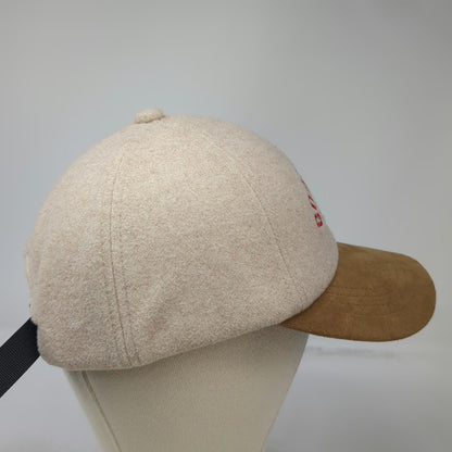 Old Navy Baseball Cap Beige One Size Good Vibes Crew Brown Brim Hat