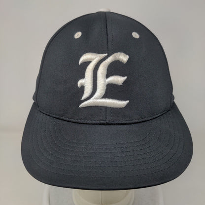 Richardson Fitted Hat Black XS/S Embroidered Flexfit 6 Panel Vent Holes