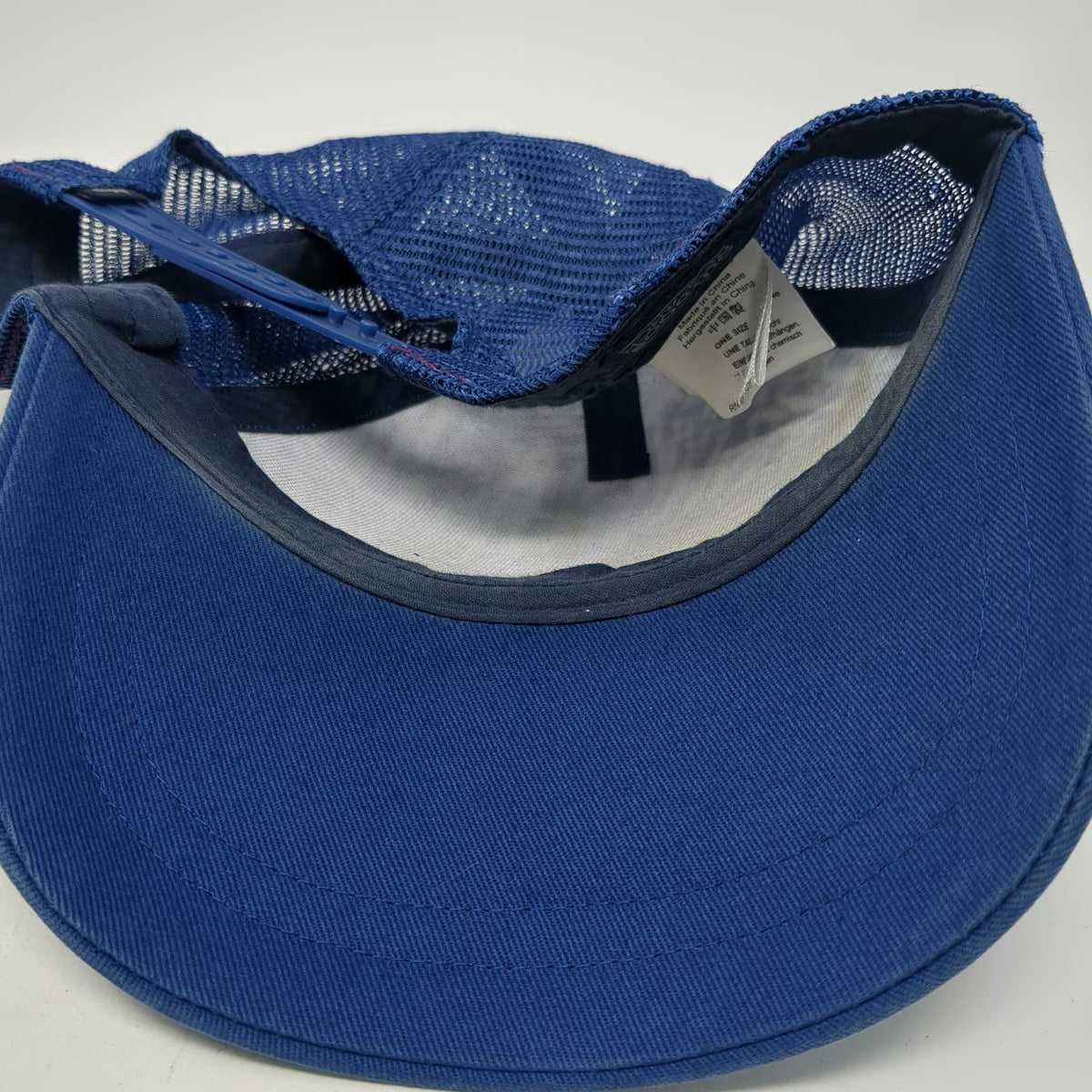 Outdoor Research Trucker Hat Blue Purple One Size Mesh Back Patterned Snapback