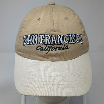 Beige Baseball Cap One Size San Francisco California SF City By The Bay USA Hat