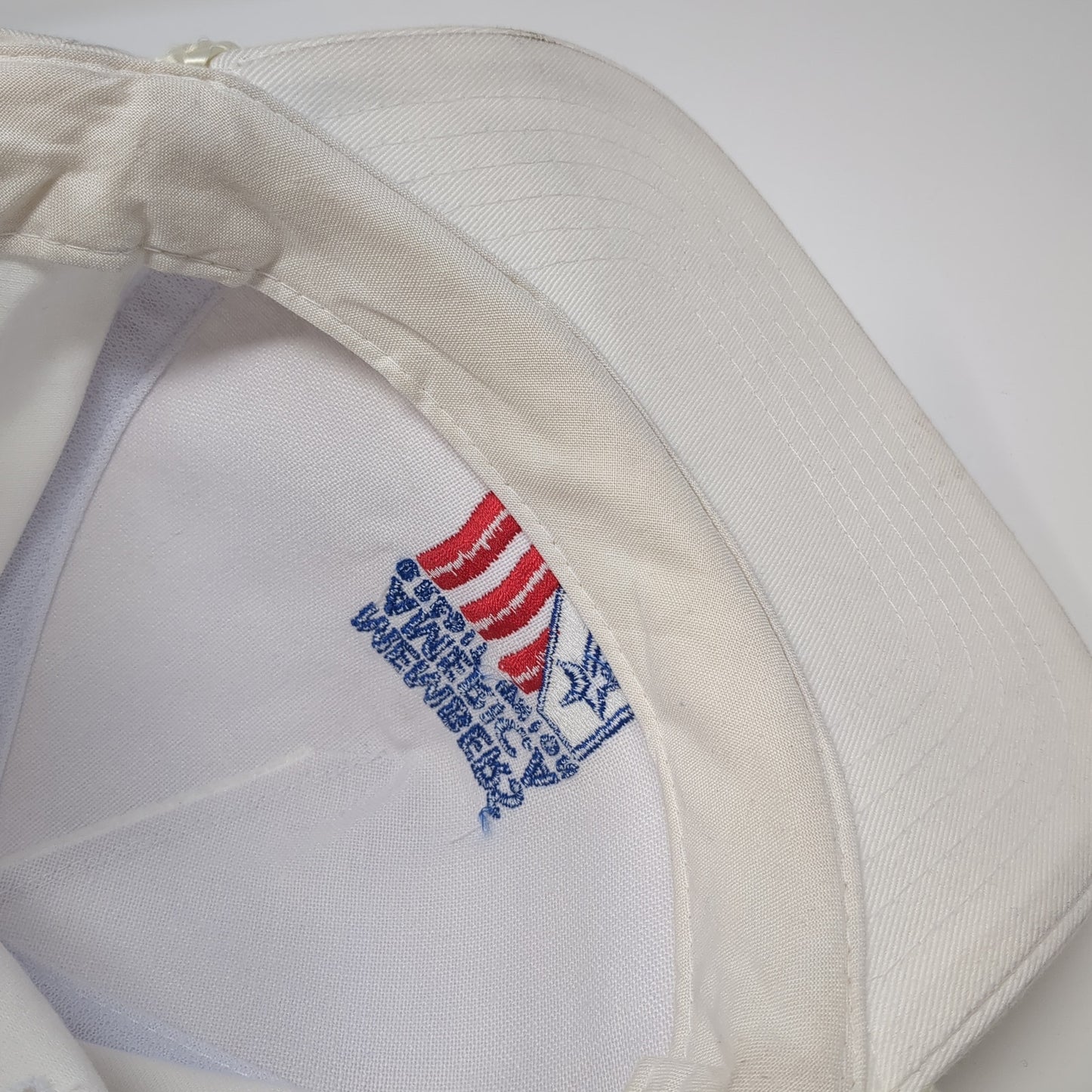 Members America Credit Union Snapback Rope Hat White One Size Outdoor