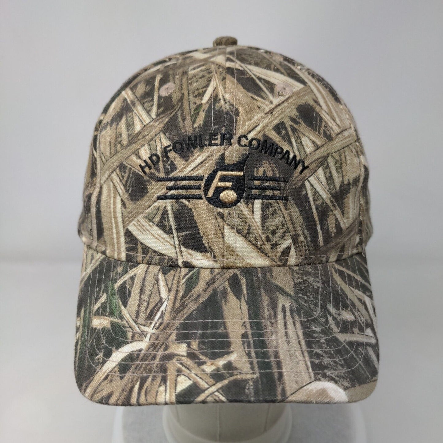 HD Fowler Company Strapback Hat Camo One Size Adjustable Embroidered
