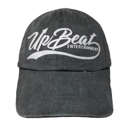 Up Beat Entertainment Slideback Hat Gray One Size Adjustable Vented Holes Adams