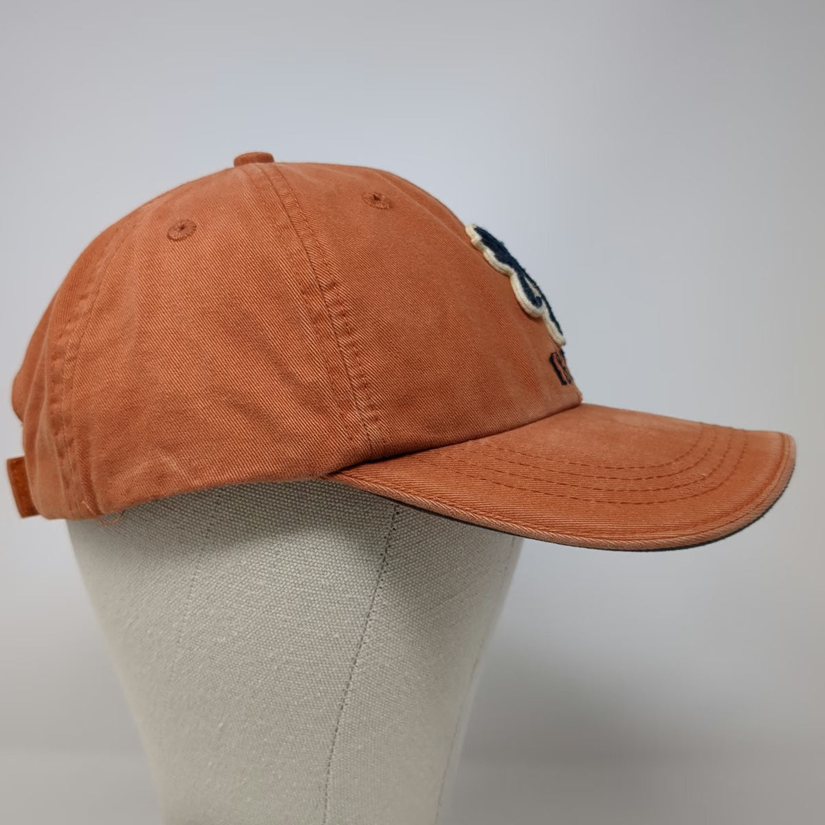 Browning Baseball Cap Orange One Size Buckmark 1878 Logo Cotton Strapback hat