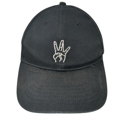 Hip-hop Hand Gesture Snapback Hat Black One Size Adjustable Forever 21