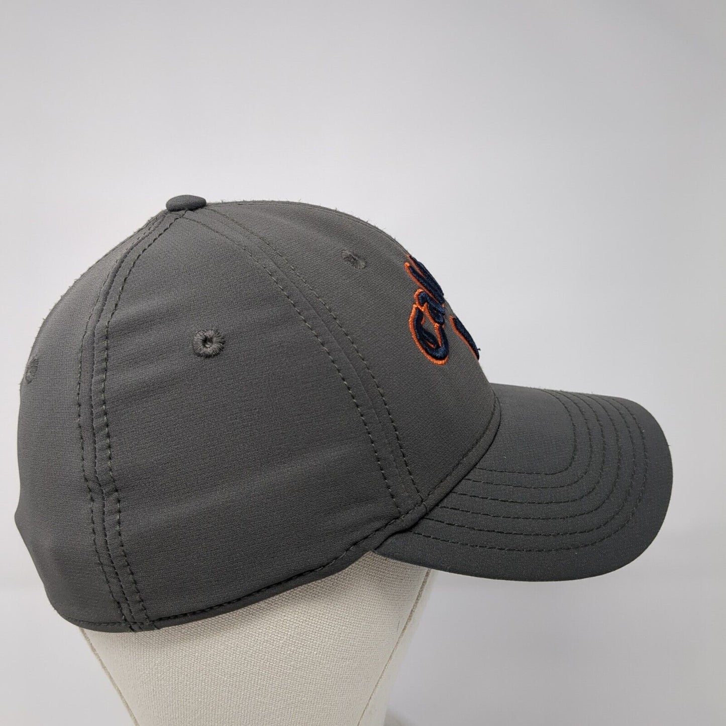 Callaway The Revere GC Fitted Hat Gray S/M A-Flex Embroidered Vented Holes