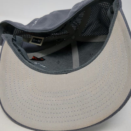 TravisMathew Baseball Cap Gray M Flexfit Performance Embroidered 6-Panel Hat