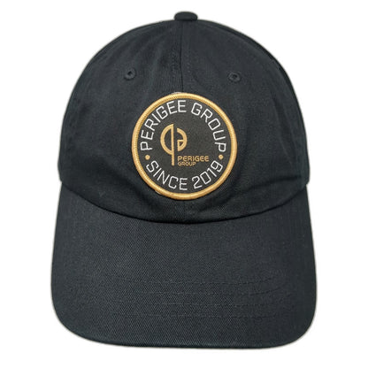 Yupoong Baseball Cap Black One Size Perigee Group Patch Hat Slideback Cotton