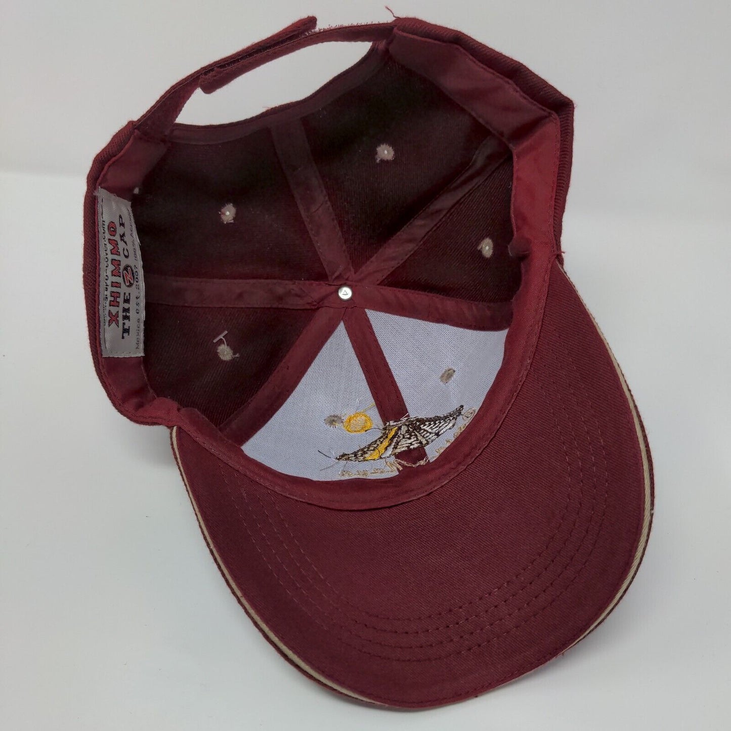 Costa Maya Strapback Hat Red OSFA Adjustable Embroidered 6 Panel
