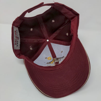 Costa Maya Strapback Hat Red OSFA Adjustable Embroidered 6 Panel