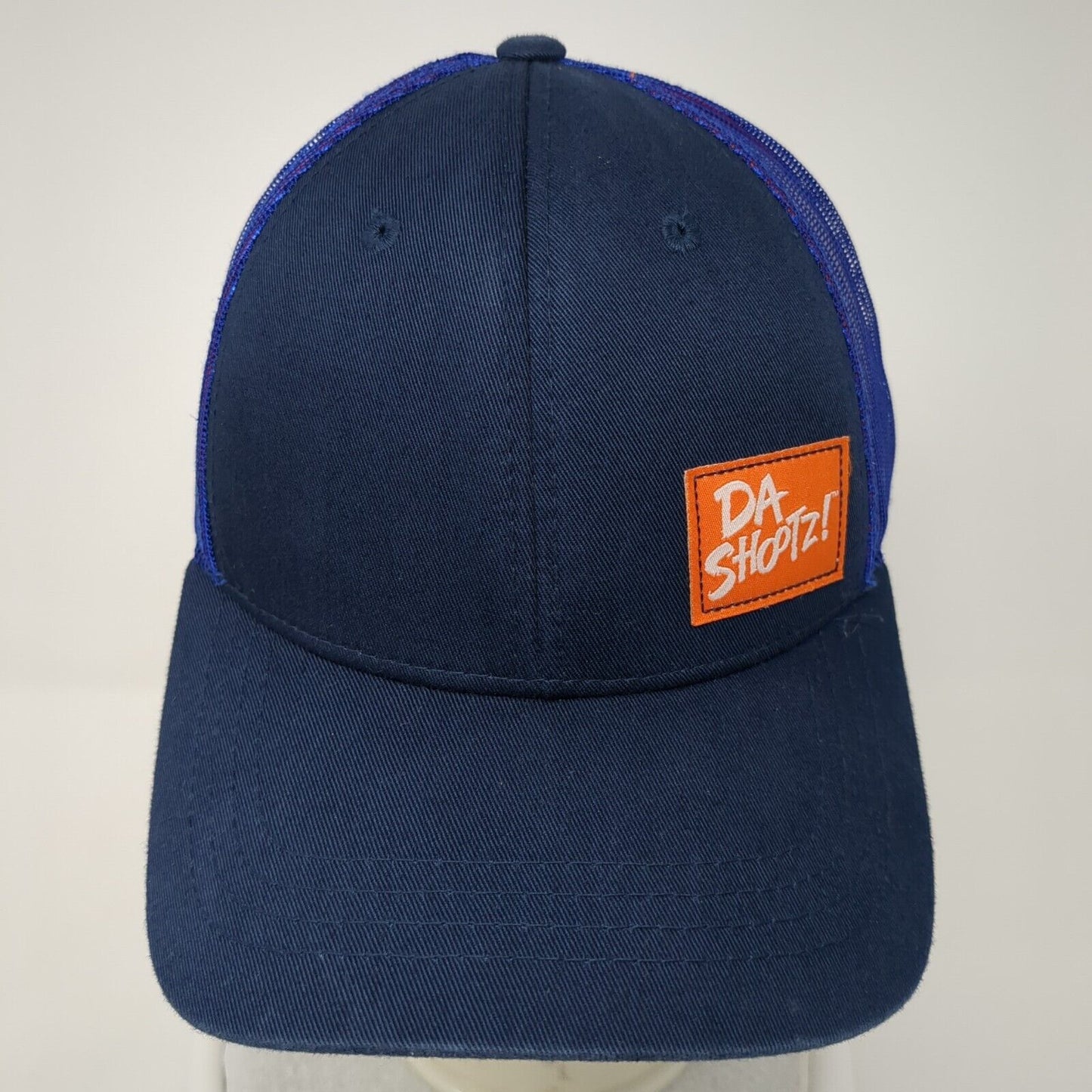 Da Shootz! Snapback Mesh Back Trucker Hat Blue One Size Adjustable