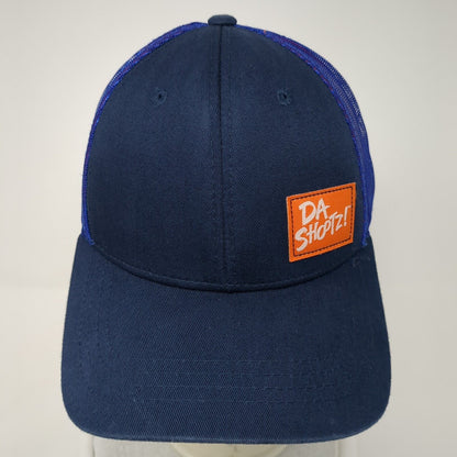 Da Shootz! Snapback Mesh Back Trucker Hat Blue One Size Adjustable