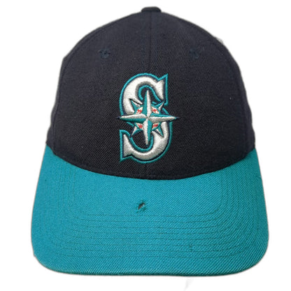 Nike Seattle Mariners MLB Blue One Size Baseball Cap Wool Strapback Logo Swoosh
