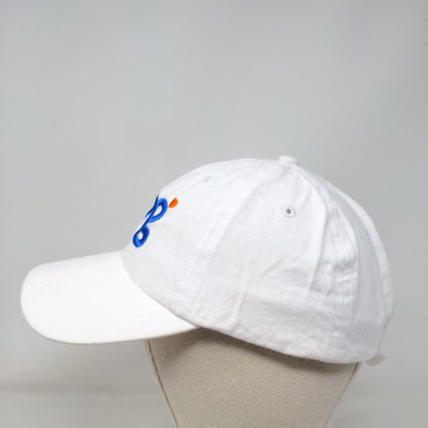 EBG Twenty Slideback Hat White OSFM Embroidered Quake City Caps