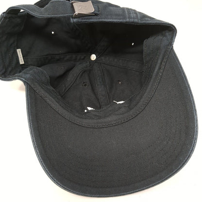 Brcc Slideback Hat Black M/L Adjustable Embroidered 6 Panel Richardson Cotton