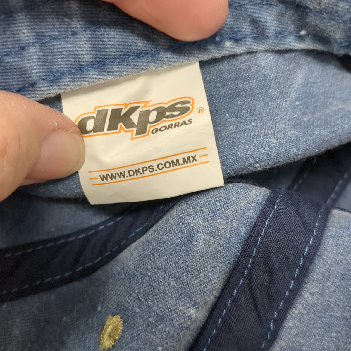 dkps Baseball Cap Blue One Size Playa Del Carmen Mexico Lizard Strapback Hat