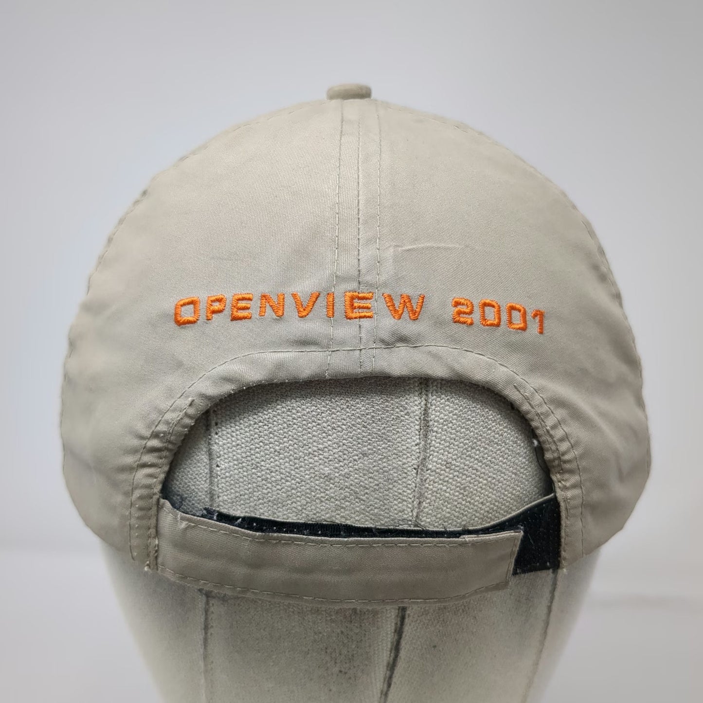 RCC Baseball Cap Beige Strapback New Orleans Alligator Openview 2001 Hat