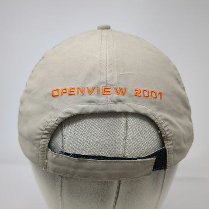 RCC Baseball Cap Beige Strapback New Orleans Alligator Openview 2001 Hat