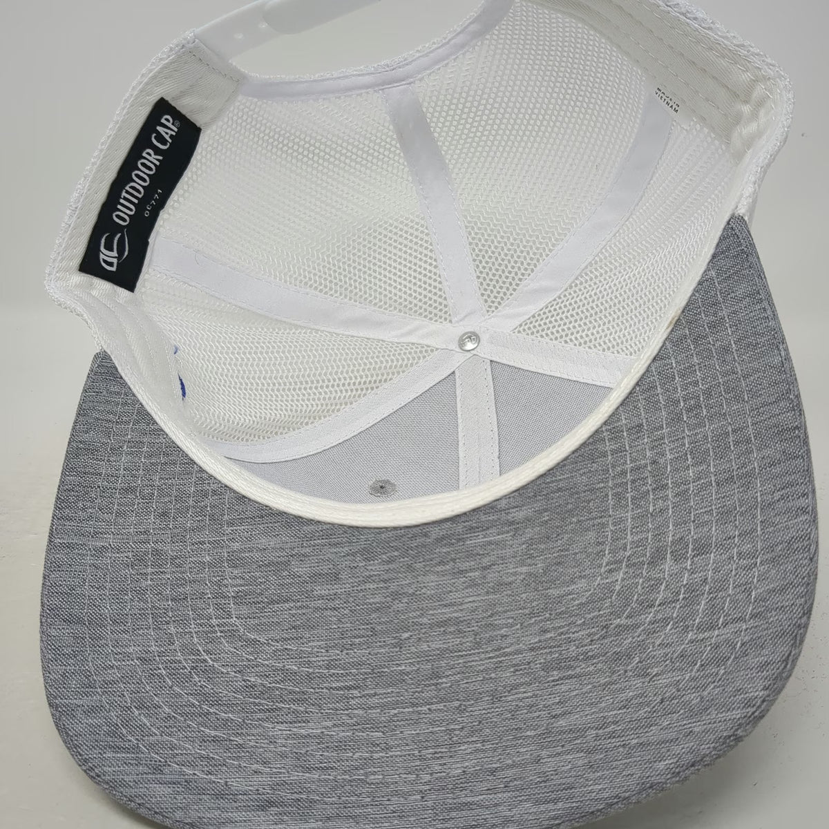 Outdoor Cap Gray One Size Trucker Hat Dairy Forum San Antonio Danone Mesh Patch