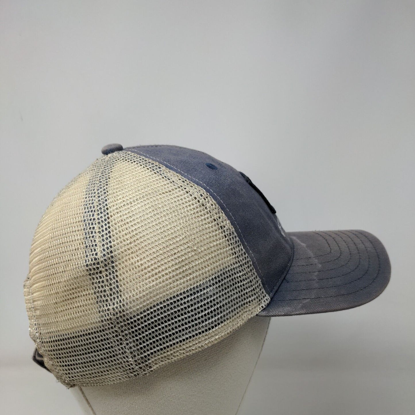 Vineyard Vines Strapback Mesh Back Trucker Hat Blue One Size Colorblock