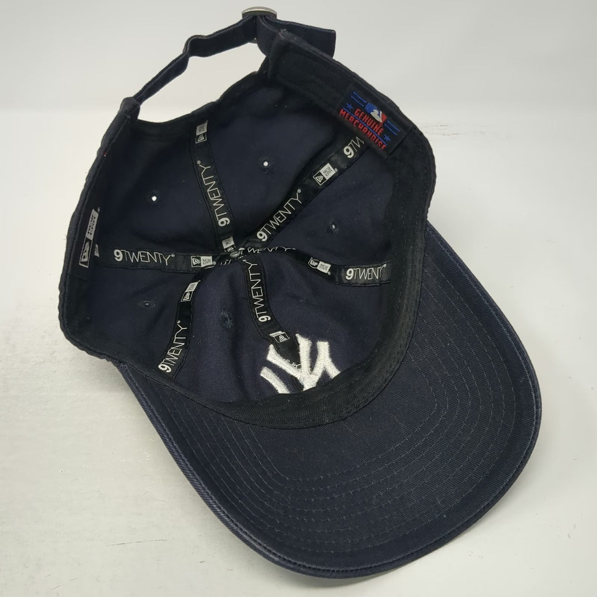 New Era New York Yankees MLB Blue Baseball Cap One Size Embroidered 9TWENTY Hat