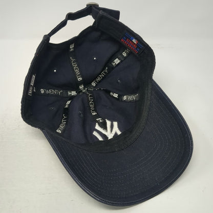 New Era New York Yankees MLB Blue Baseball Cap One Size Embroidered 9TWENTY Hat