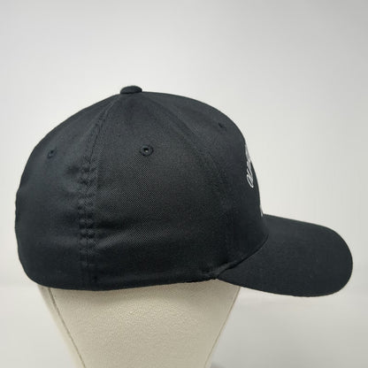 Port Authority Baseball Cap Black M Old Skool Choppers Skull Flexfit Hat 208 ID
