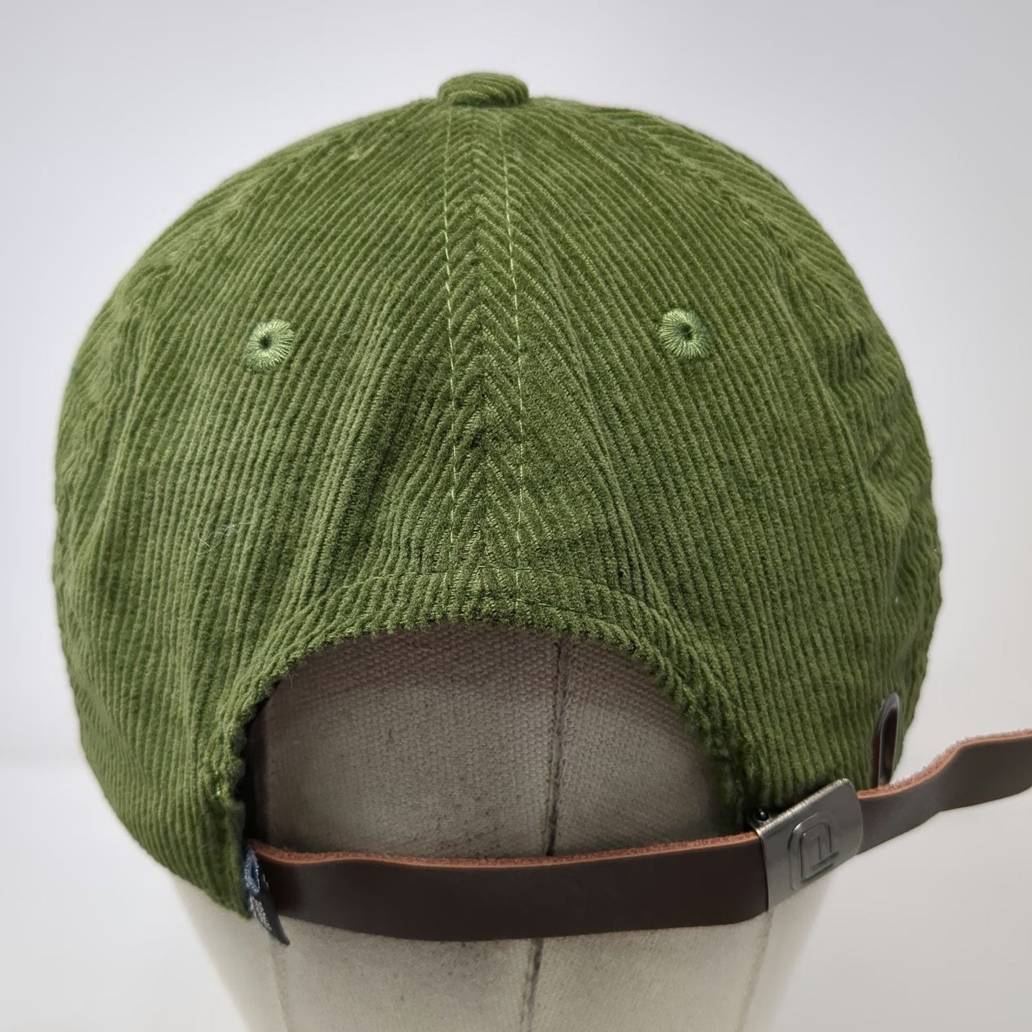 Official League 5 Panel Green OS Corduroy Rope Wickles Pickles Slideback hat