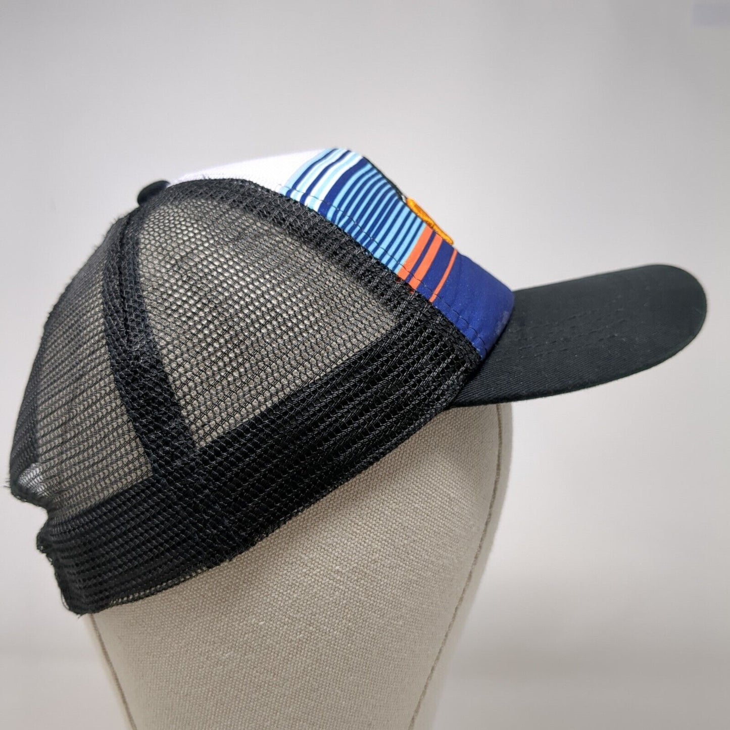 Maui Hawaii Aloha Snapback Trucker Hat Multi One Size Striped Mesh Back