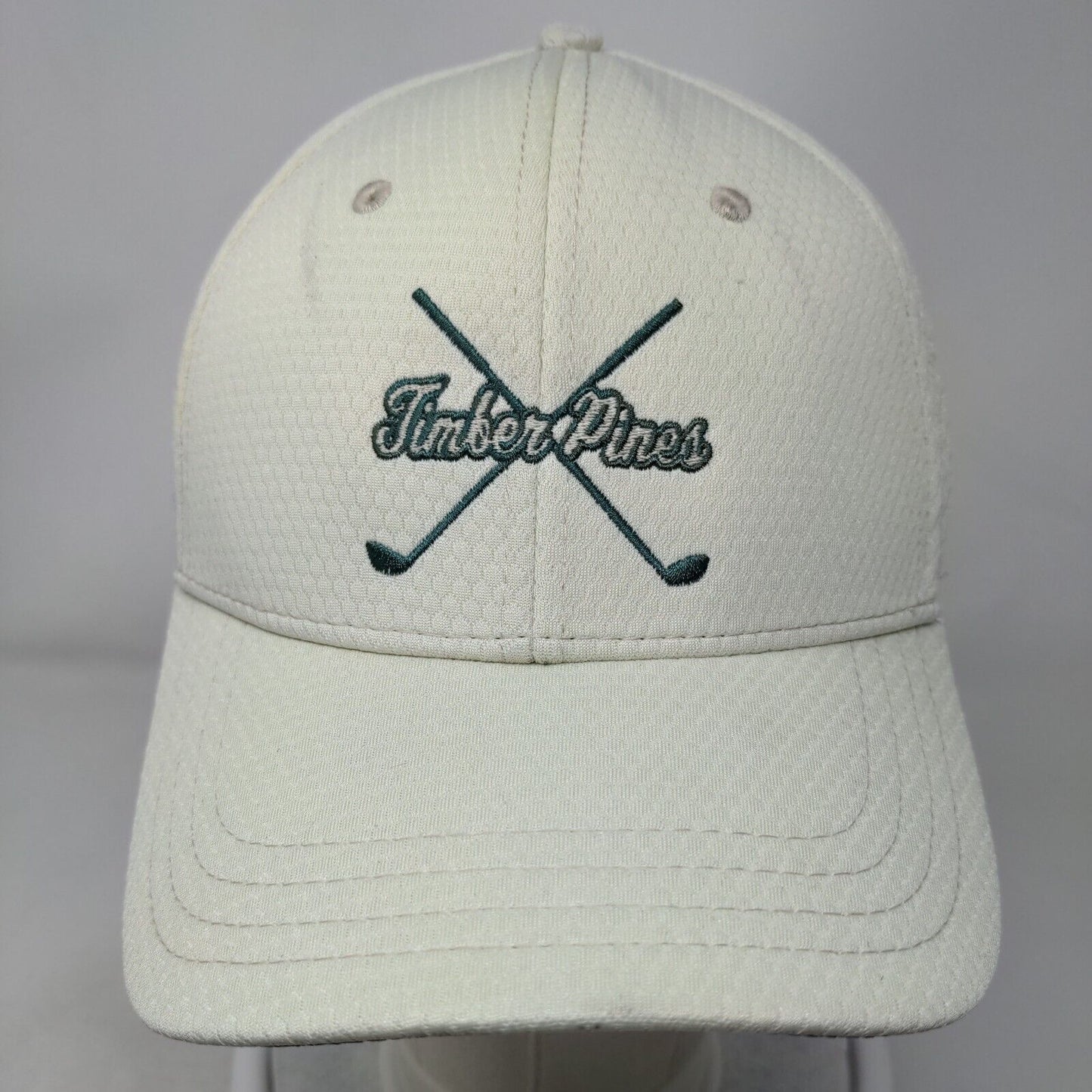 Timber Pines Golf Strapback Hat Green One Size Embroidered Pukka Inc
