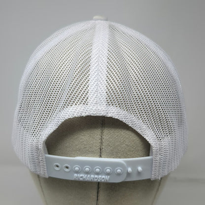 Richardson Trucker Hat White OSFM Rock & Armor Physical Therapy Mesh Snapback