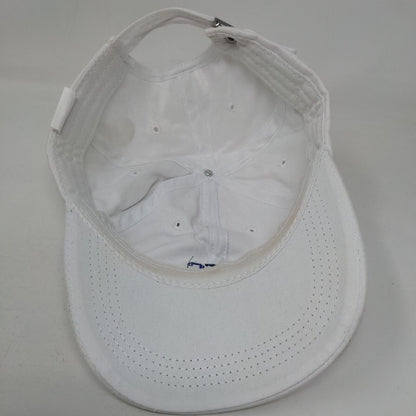 NYC 1987 Slideback Hat White One Size Embroidered Vent Holes G&P