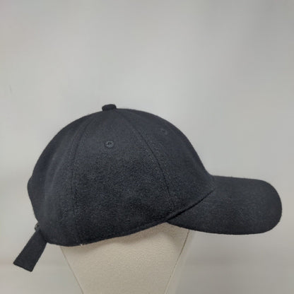 Gadiemkensd Slideback Hat Black Large Adjustable 6 Panel Wool Solid Blank