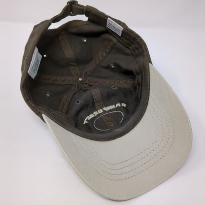 Rainforest Cafe Orlando Slideback Hat Brown One Size Adjustable Embroidered