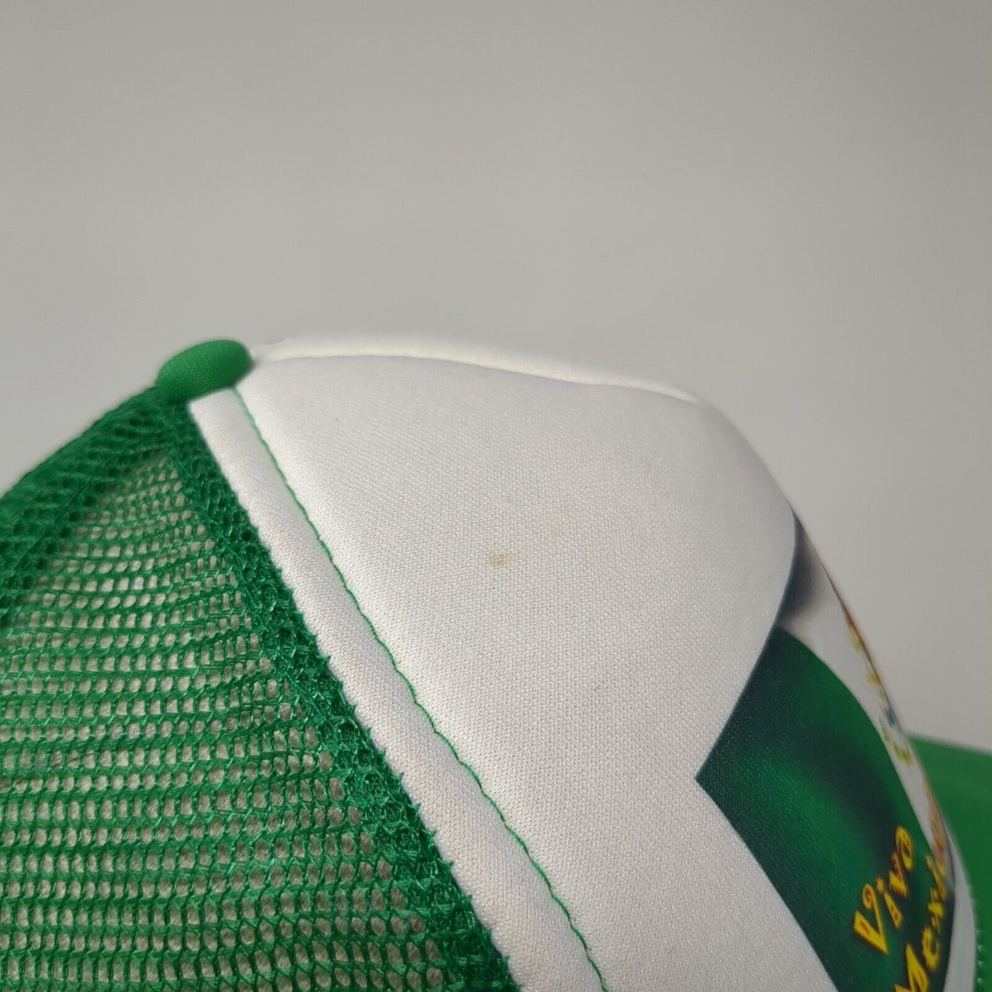 Viva Mexicooo!! Snapback Trucker Hat Green OS Adjustable Mesh Back Rope Otto