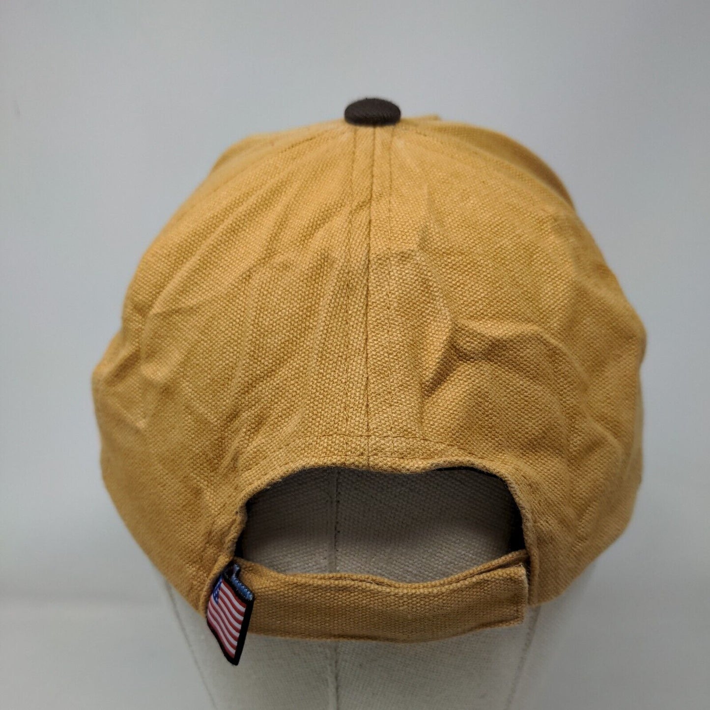 D&D Motors Ford Since 1937 Strapback Hat Tan One Size Vent Holes Cobra