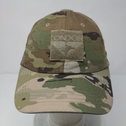 Condor Slideback Hat Camouflage OSFM Adjustable 6 Panel Vent Holes
