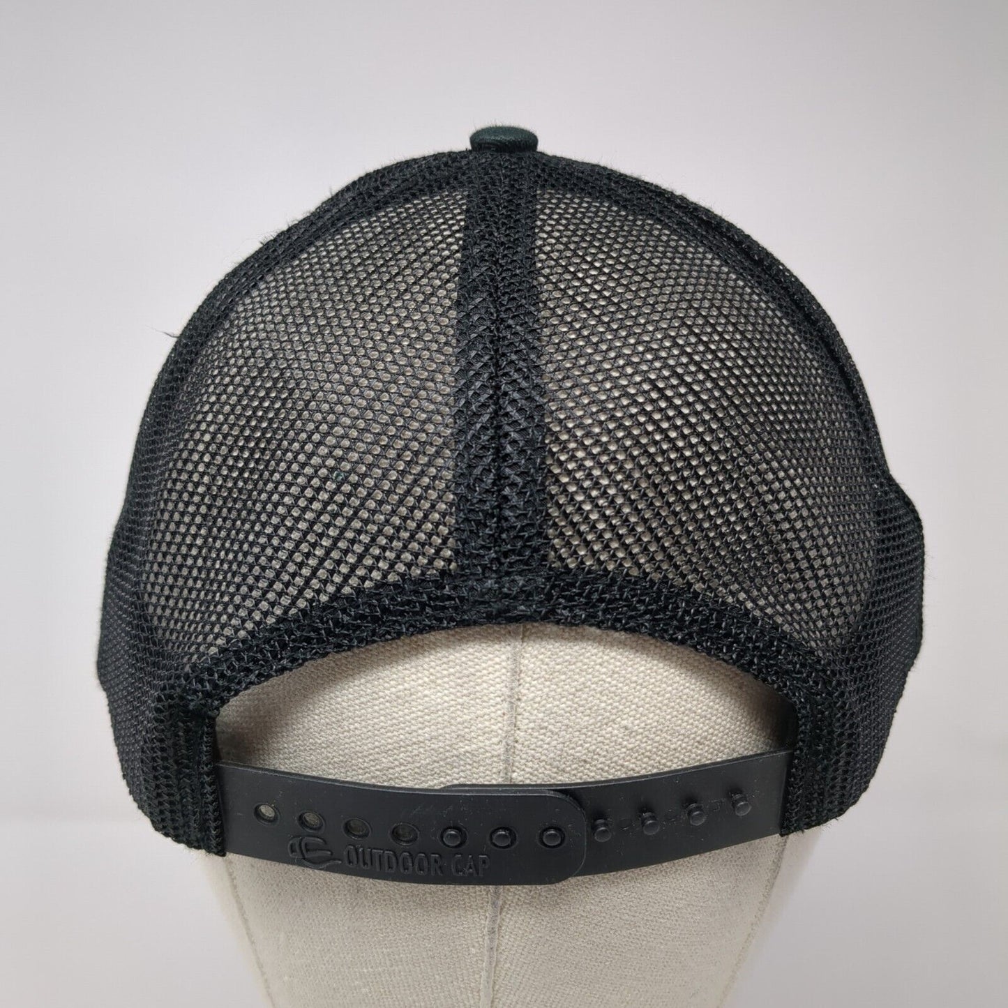 Idaho Summit Snapback Trucker Hat Black One Size Mesh Back Outdoor Cap