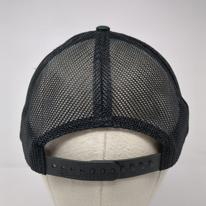 Idaho Summit Snapback Trucker Hat Black One Size Mesh Back Outdoor Cap