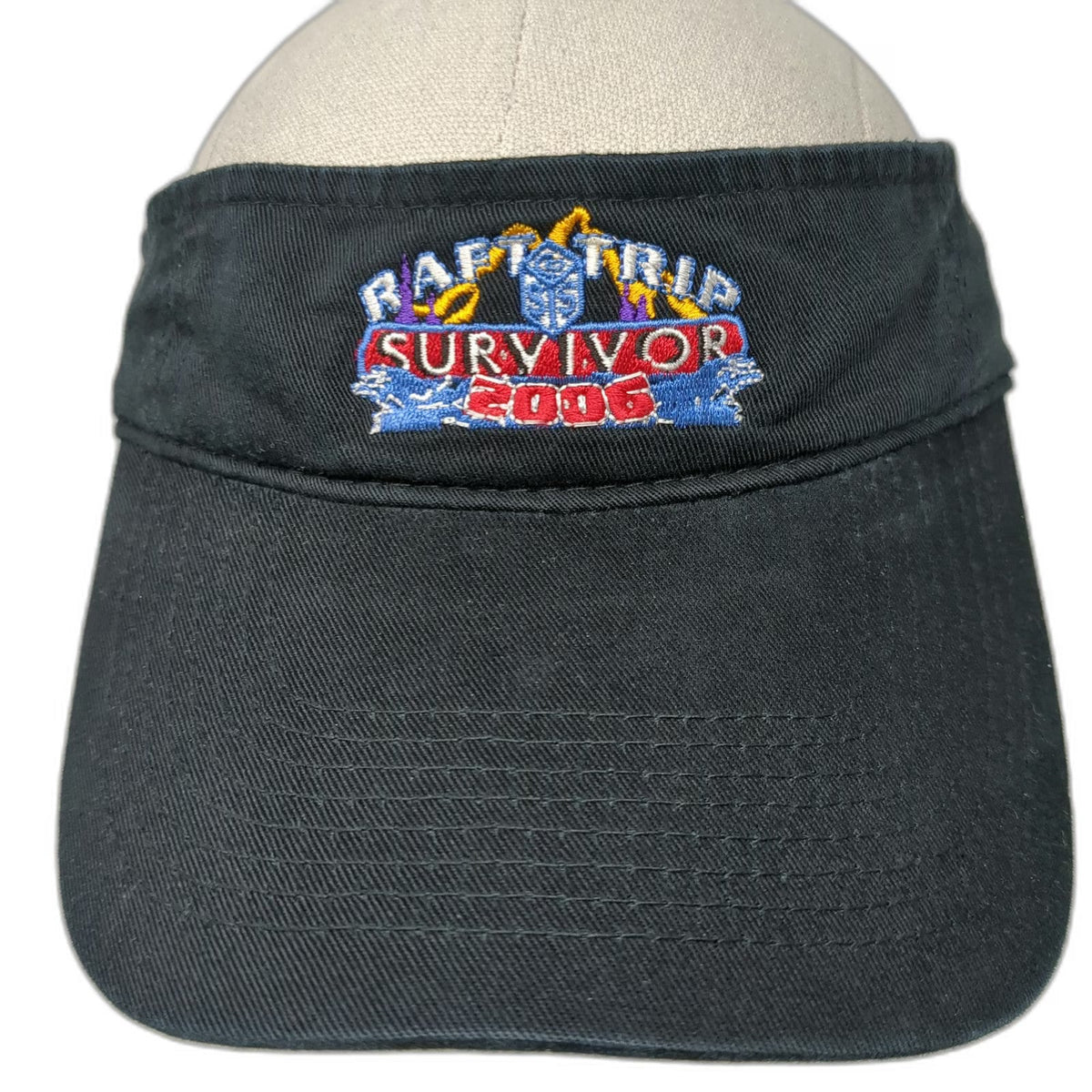 Port & Company Visor Black One Size Raft Trip Survivor 2006 Hat Embroidered