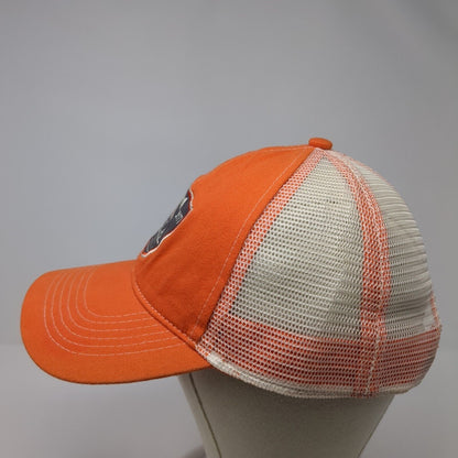 Est. 1977 CCA Snapback Trucker Hat Orange One Size Mesh Back Headwear